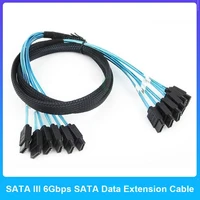high speed hard drive splitter cable sata 3 0 iii 6gbps sas cable for server sata 7 pin to sata 7 pin data cable 0 5m 1m cord