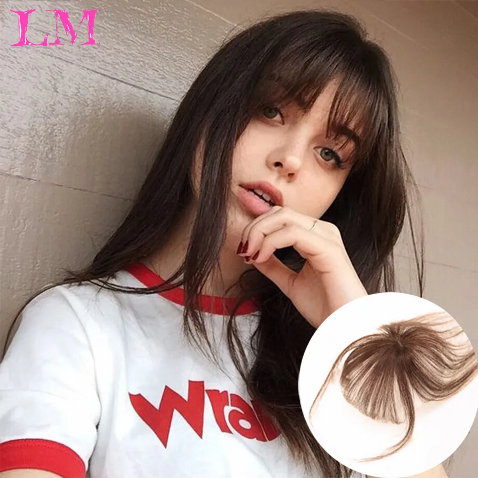 

LM 3D Bangs Invisible No Trace Tiara Female Short Hair Wig Bangs Adult Female BB Clip Hair Accessories