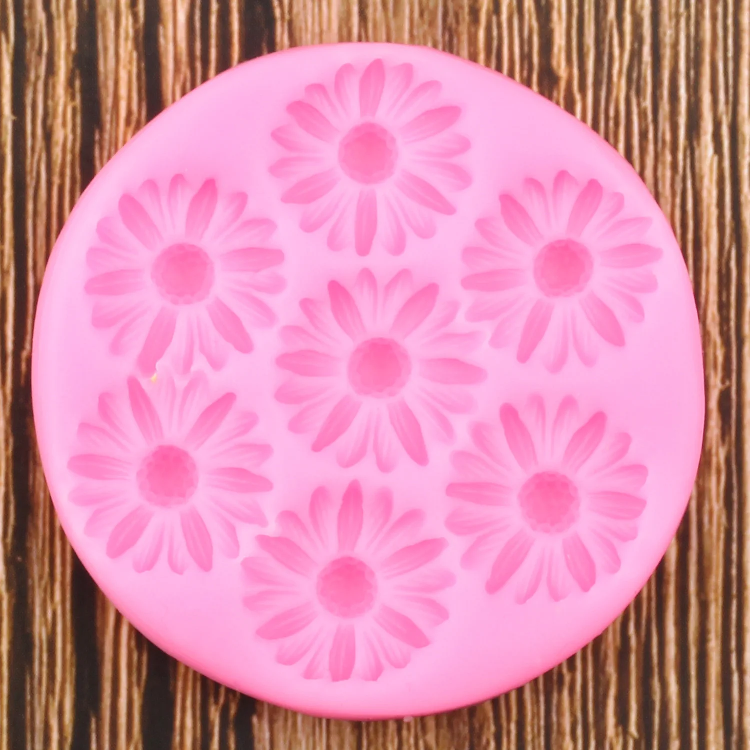 Красивая Маргаритка силиконовые формы в виде цветка топпер для кексов форма