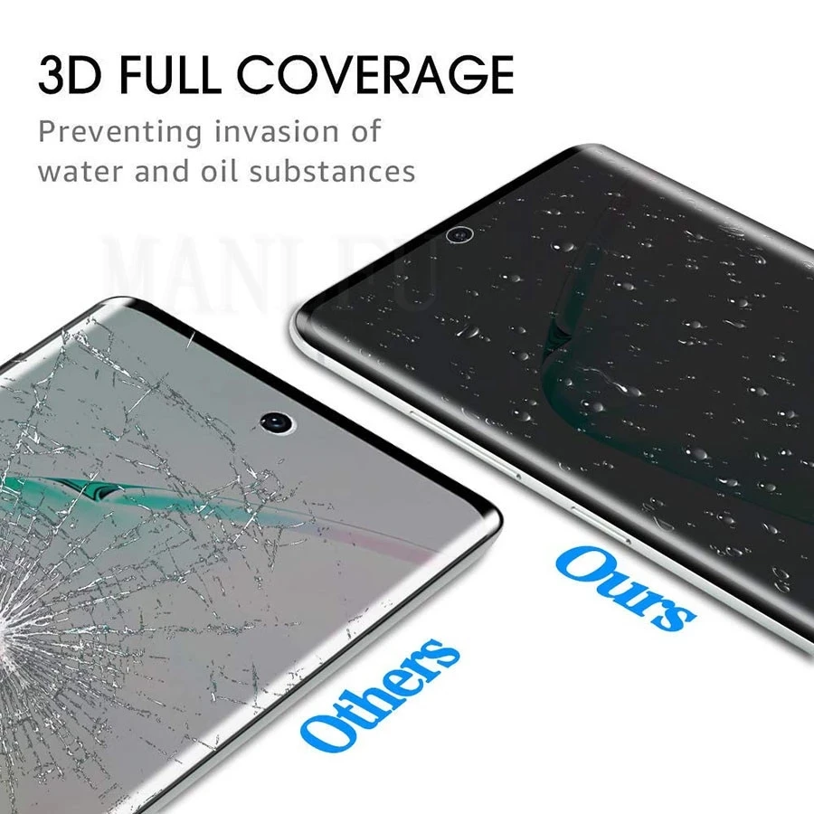 Для Samsung S8 S9 S10 Plus 3D закаленное стекло Защита для экрана Анти Шпион дисплея