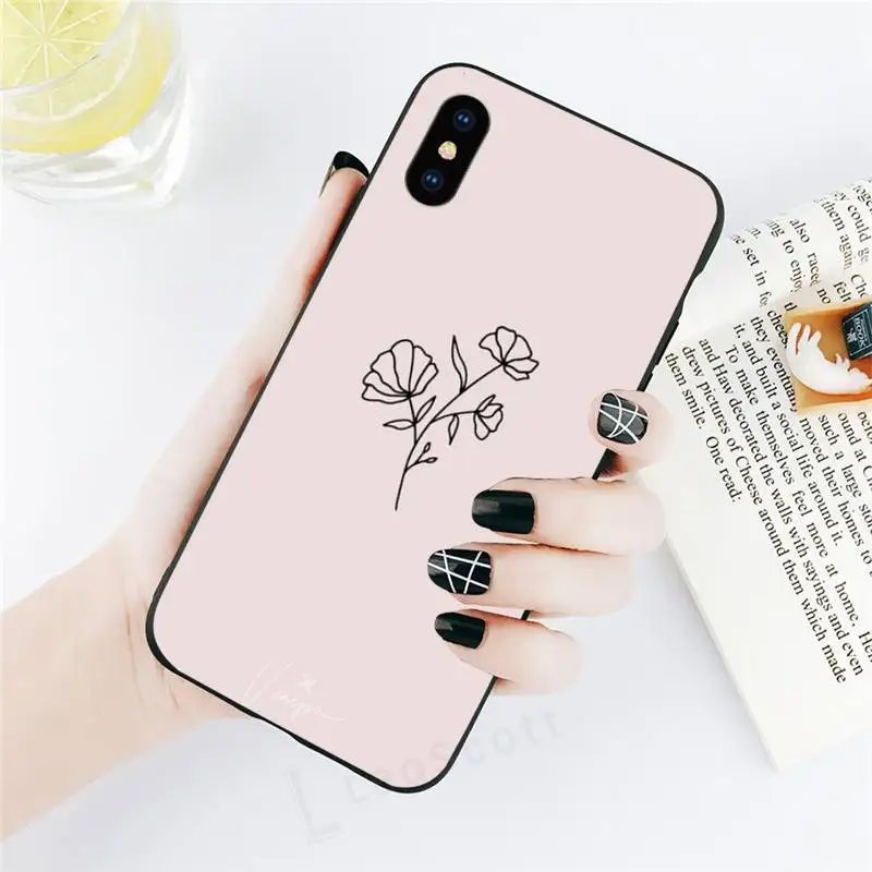 

Great Aesthetic Flower Phone Cases for iPhone 11 12 pro XS MAX 8 7 6 6S Plus X 5S SE 2020 XR