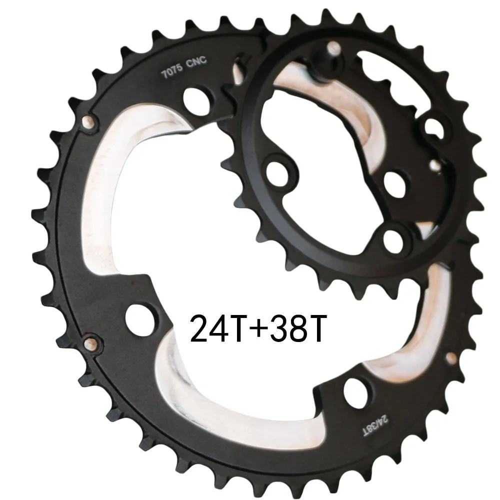 MTB кольцо цепи велосипеда цепь для SHIMANO SRAM Универсальный шатун 22 T/24 T/26 T/32 T/38 T/42 T/44 T 104BCD 64BCD велосипедная звездочка