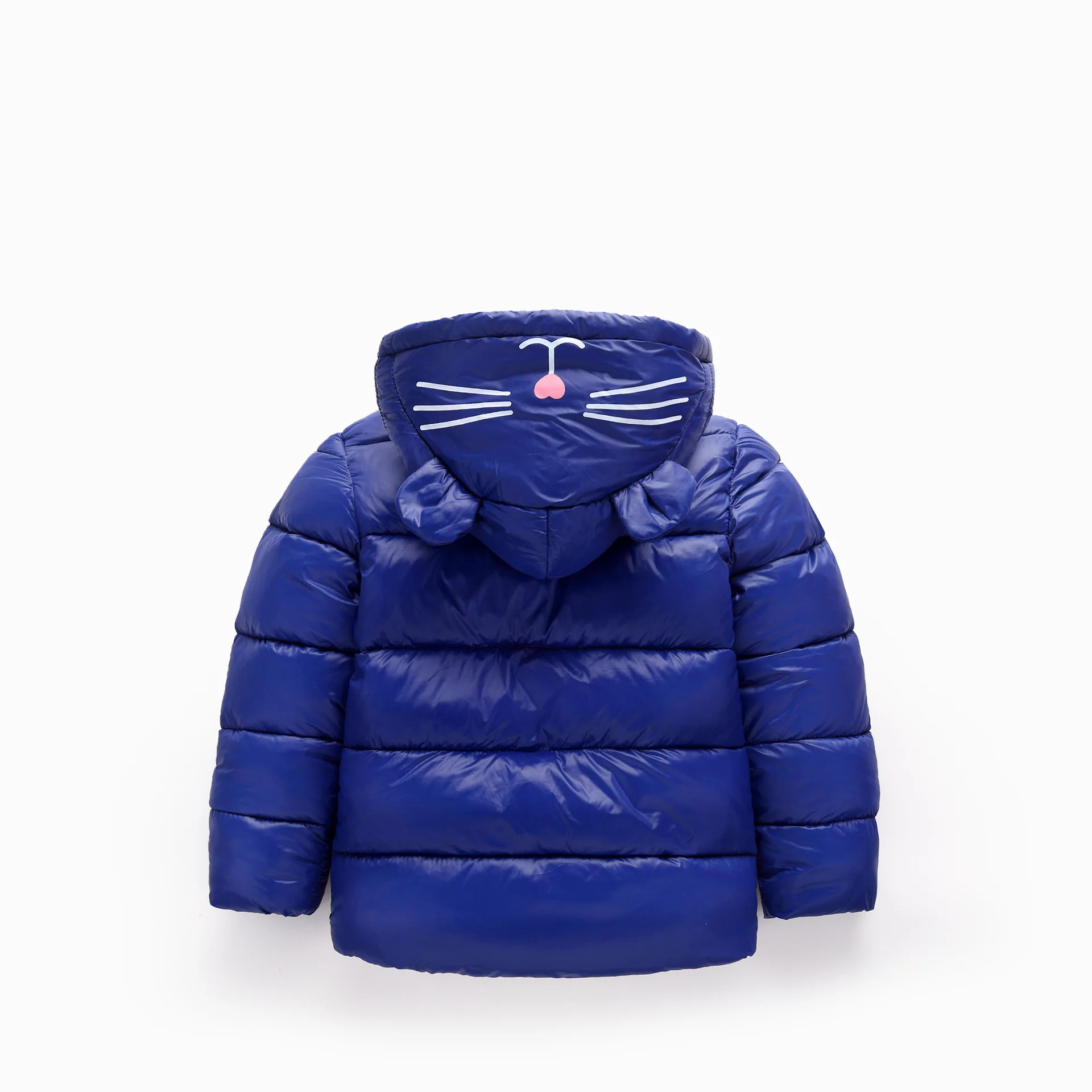 Осенне-зимняя теплая куртка с капюшоном для маленьких мальчиков и девочек