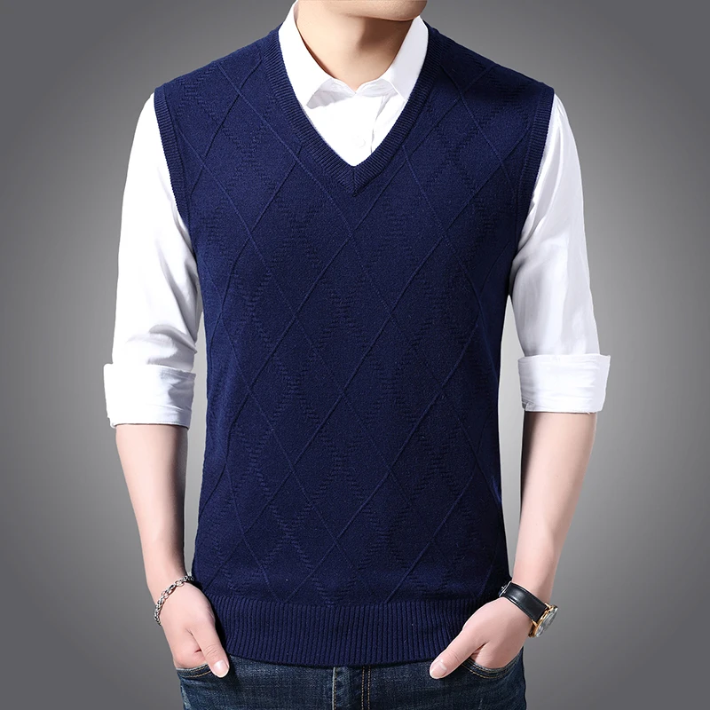 UNIVOS KUNI 2019 мужской свитер жилет новинка весна и осень Модный узор Мужской