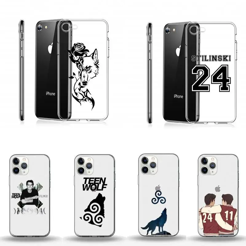 

Tv series Teen Wolf Stilinski 24 Phone Case Transparent soft For iphone 12 11 13 7 8 6 s plus x xs xr pro max mini