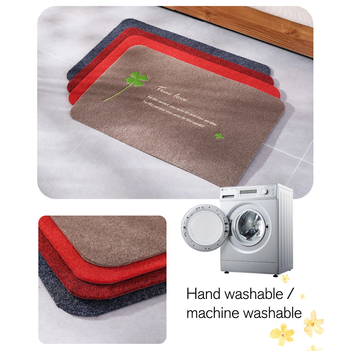 Лидер продаж кухонные коврики Впитывающий Коврик в виде клевера и английских