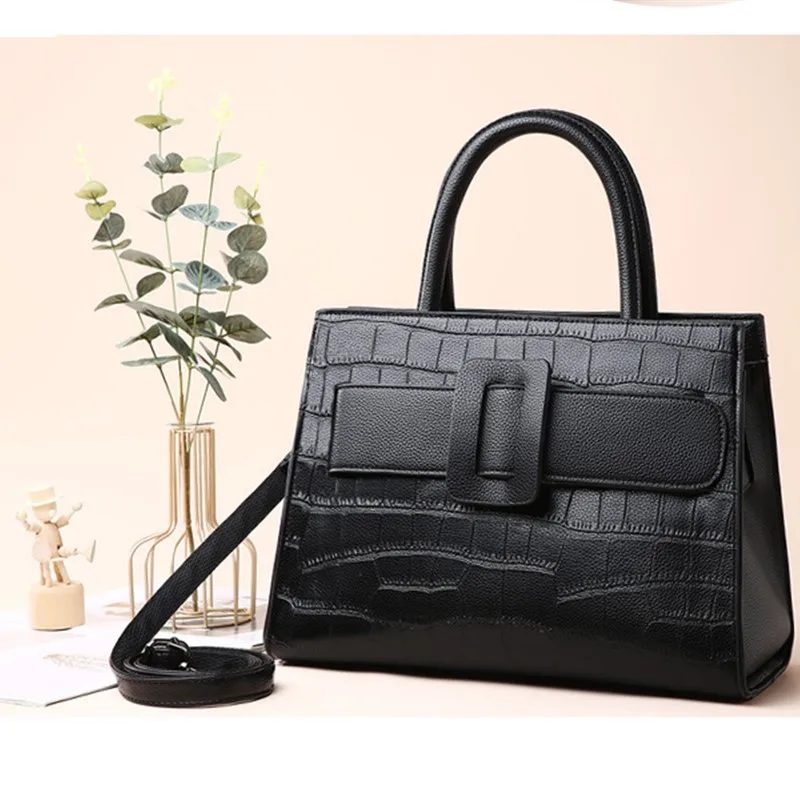

Famous Designer Luxury Brand 2021 Fashion Women Purses and Handbags Genuine Leather Crocodile Pattern Shoulder Messenger Bag Gg