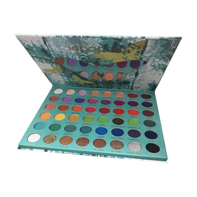 Butterfly 48 Colors Glitter Eyeshadow Makeup Big Pigmented Shadow Palette Earth Color Professional Shimmer Matte paleta |