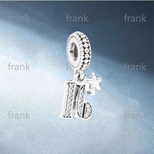 

Fashion Digital Necklace Accessories Sterling Silver Pendant Jewelry Women's Luxury Jewelry Accessories 797261CZ