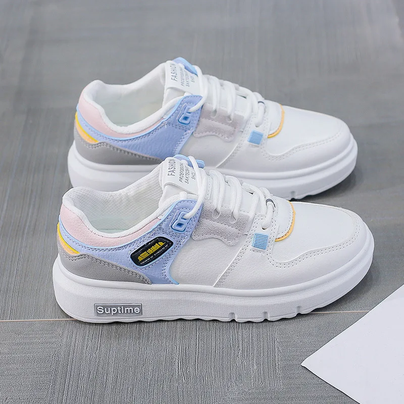 

New All-Match White Shoes Female Students 2021 Spring Platform Shoes Female Street Shot Women's Shoes