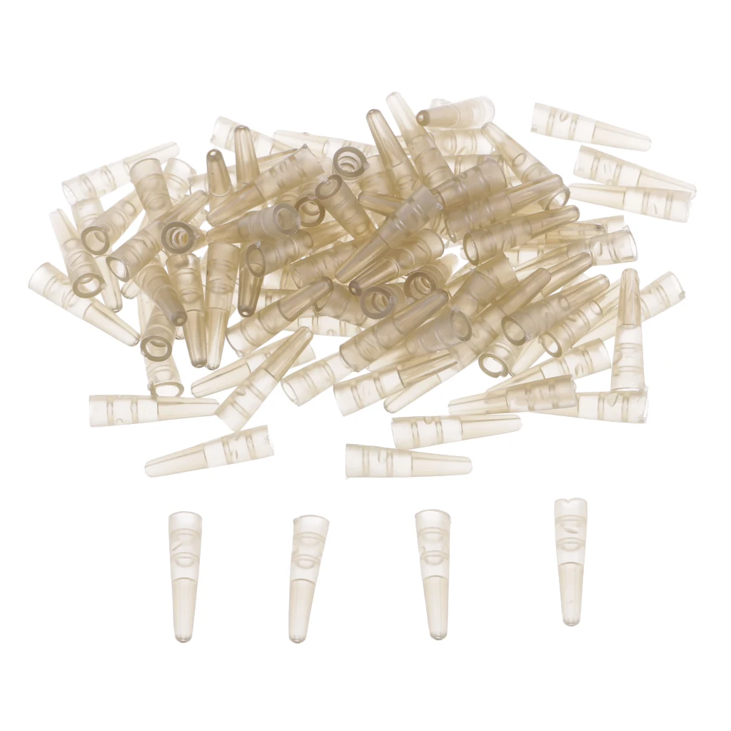 

Pack Of 100pcs Tail Rubber Tubes For Saftey Lead Clips Carp Fishing Rig Sleeves 17 Mm/0.67 Inch