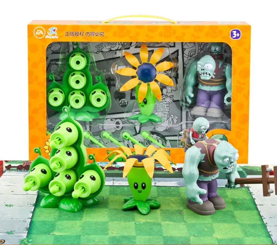 No box12 28 стилей Растения против зомби фигурка для детей, абс материал 3-7 см PVZ Коллекция растение Zombine фигурка игрушки подарок - Color: No box12