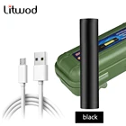 XP-G Q5 светодиодная вспышка светильник Масштабируемые Водонепроницаемый Масштабируемые Отдых на природе встроенный Перезаряжаемые Батарея Алюминий светодиодная вспышка светильник фонарь 10 Вт