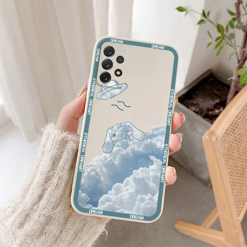 

Blue Clouds Case For Samsung A72 A52 A42 A32 A22 A21S A02S A12 A02 A71 A51 A41 A31 S21 S20 FE S10 S9 Ultra Plus Soft Back Cover