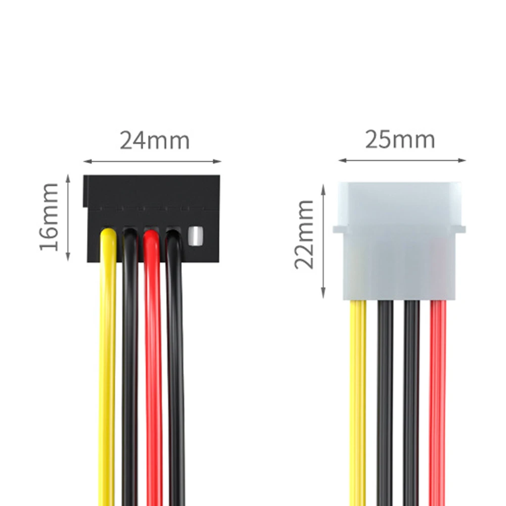 Разветвитель для жесткого диска SATA 3 5/2 5 дюйма 1-5 кабель питания шнур 4-контактный