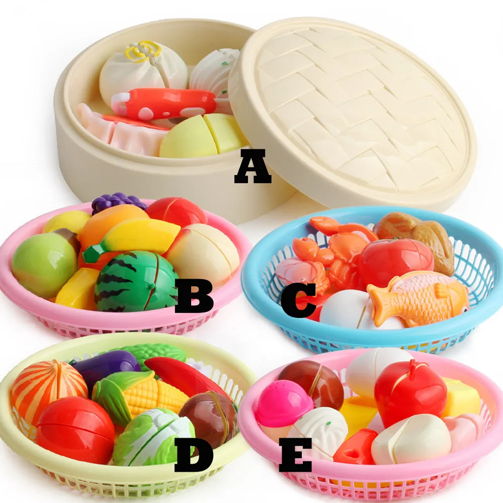 Children Pretend Role Play Cutting Fruit Vegetable Food Toys Set Kid Educational Toy For Gifts | Игрушки и хобби