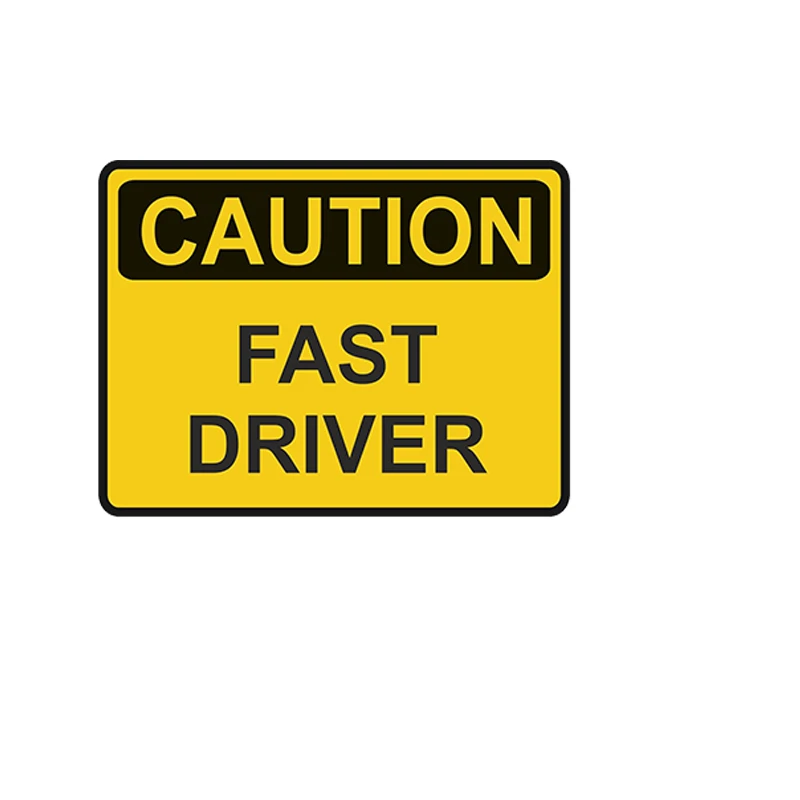 Наклейка SZWL предупреждающая для водителя автомобиля наклейка опасная мотоцикла