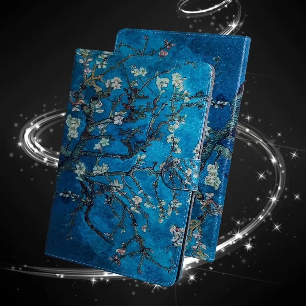 Чехол для планшета для Samsung Galaxy Tab S6 T860 T865 SM-T860 SM-T865 10,5 дюймов модный цветной рисунок кожаный чехол-подставка, петля+ подставка для ручек