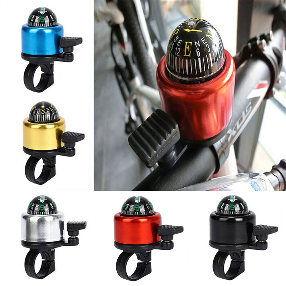 1 шт. креативный компас из алюминиевого сплава пластиковый велосипедный звонок