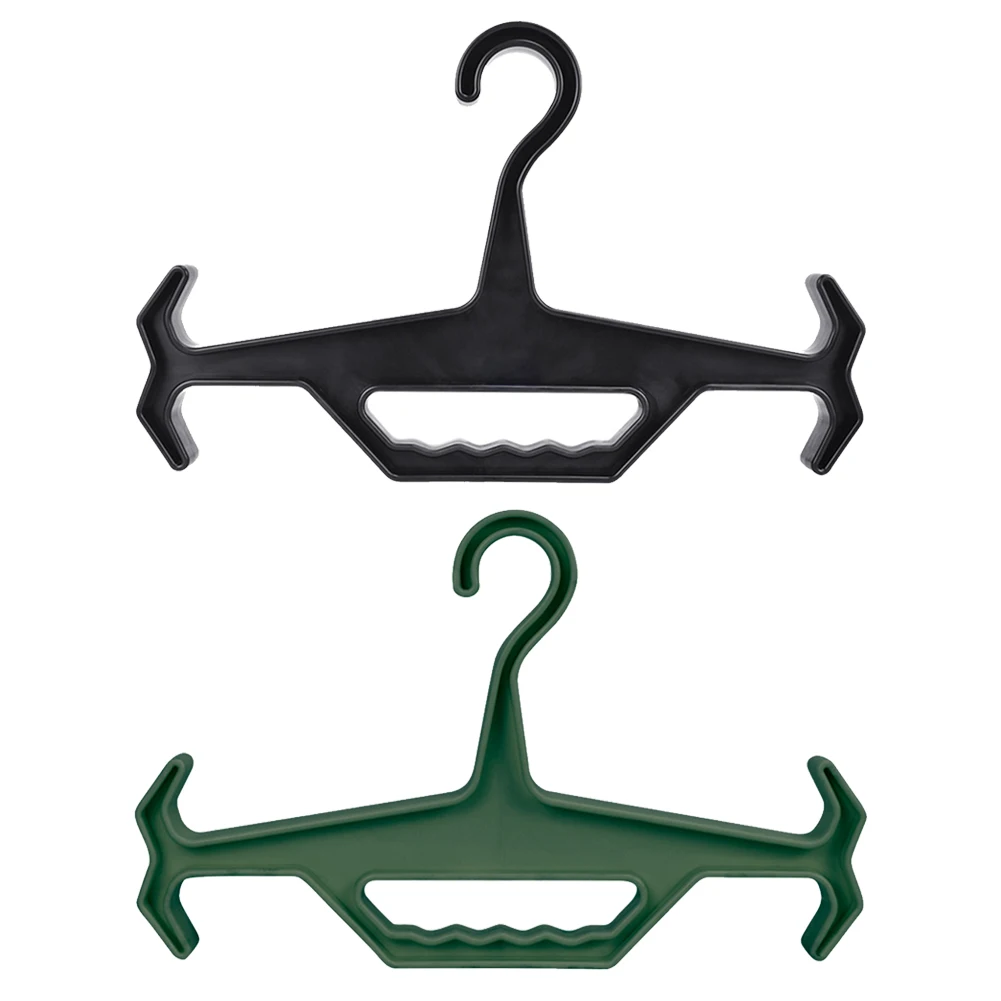

Hunting Vest Hanger Reusable Anti-dropping Plastic Multifunction Heavy Duty Hanger for Diving Suits Vest Hanging Rack