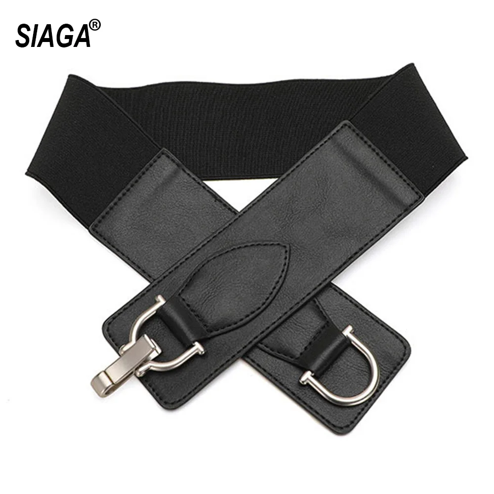 

2021 New Ladies Retro Black Overcoat Decorative Genuine Leather Belts for Women Fashion Design Waistband Belt 6.0cm Width FCO241