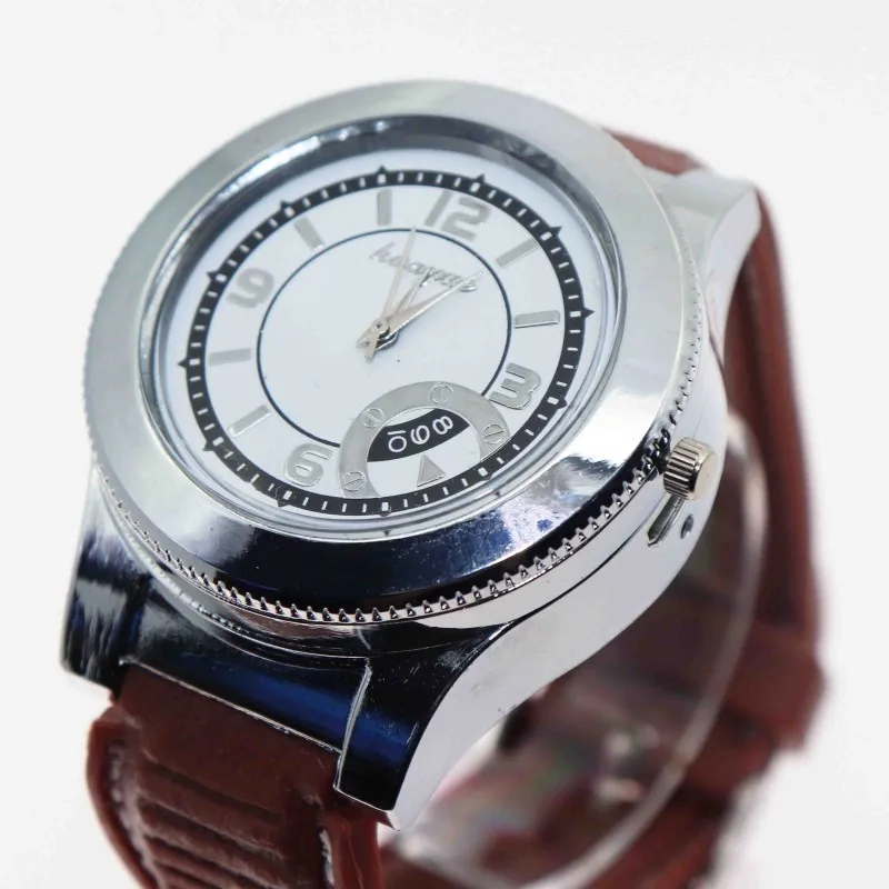 Прикуривателя часы для мужчин модные повседневные кварцевые мужские USB