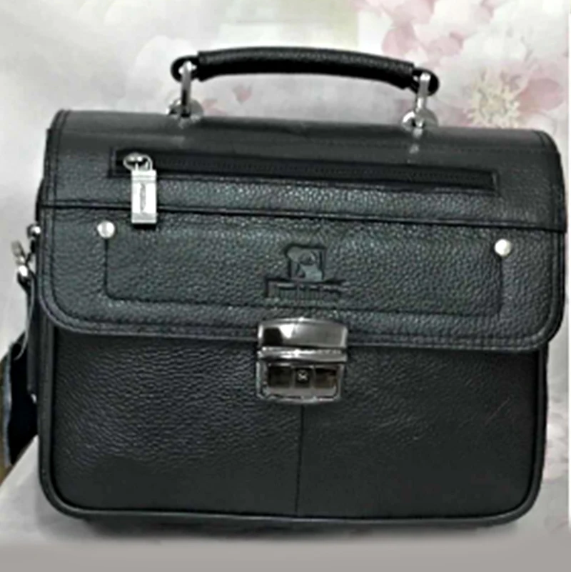 

Hot Men's Shoulder Bag Messenger Bag Trends Male Single Shoulder Bag Soft Leather Men Crossbody Bag Business Handbag Black