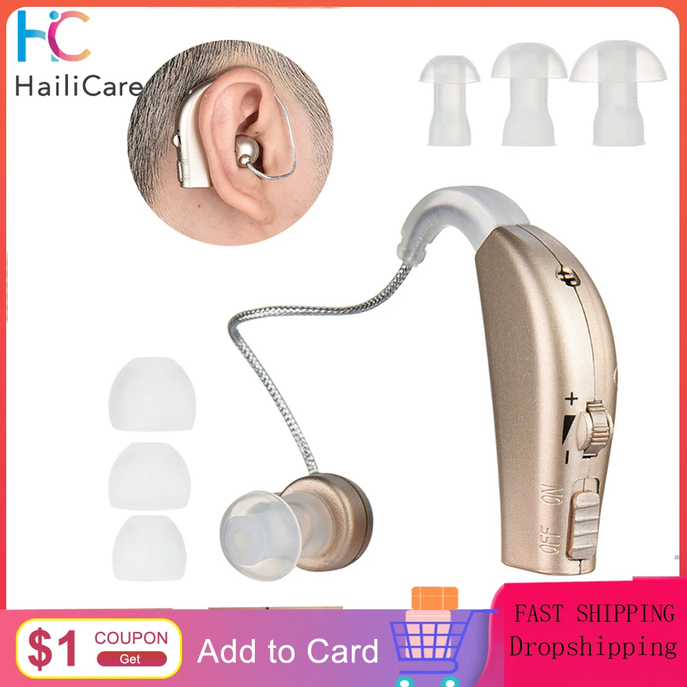 

Mini Rechargeable Hearing Aid USB Wireless Ear Aids Apparatus for Elderly Mild to Moderate Hearing Loss Adjustable Ear Tools