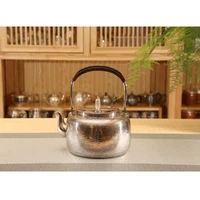 silver pot 999 sterling silver handmade tea set japanese retro teapot kettle home tea ceremony kungfu tea set 1150ml