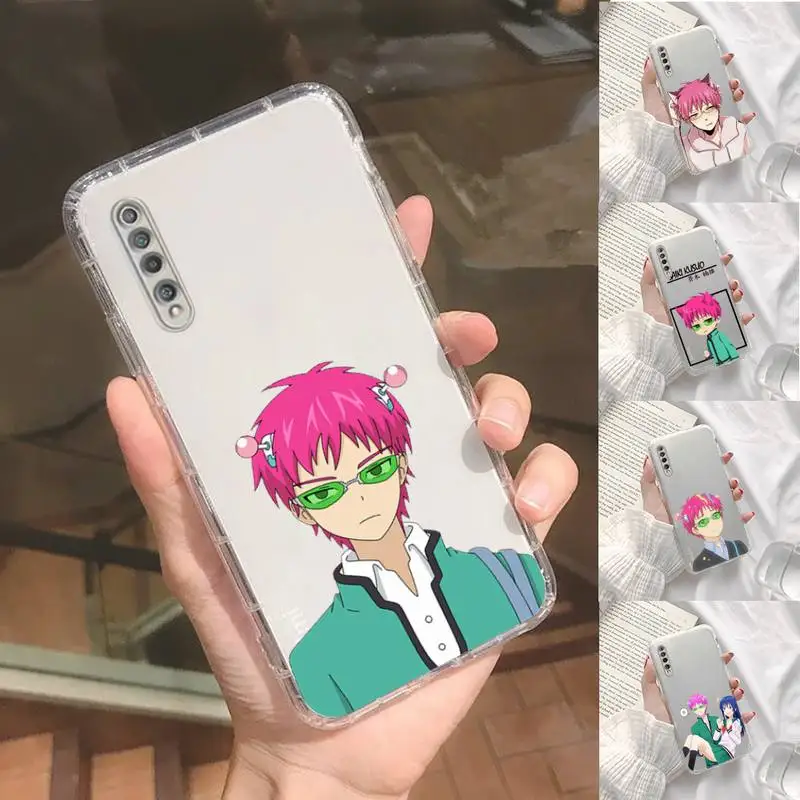 

Saiki Kusuo Phone Case Transparent For Xiaomi Redmi K30 10T 10X 9 9A 8 8A 7 7A 6 K40 T S PRO 5G