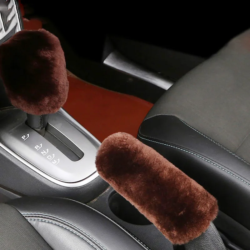 2 предмета автомобилей стояночного тормоза сцепление чехлы из мягкого плюша С