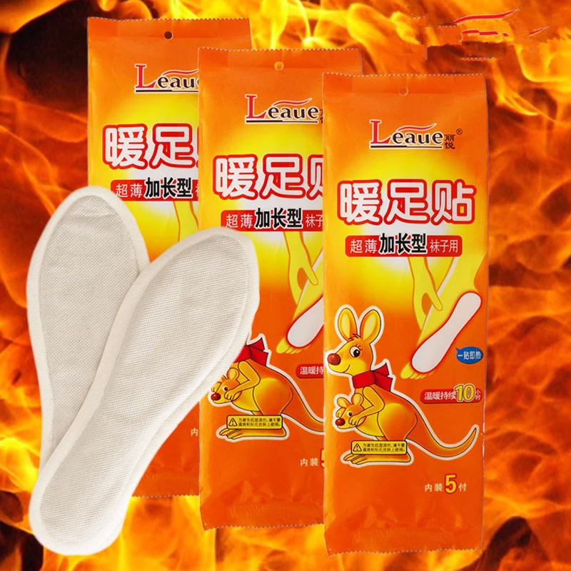 

1 Pair Disposable Self-heating Insoles Heated Pad Winter Foot Warmer Shoes Accessories Men Women Breathable Heating Insoles