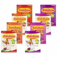 set of 8 sap rainbow maths english science collection books kindergarten preschool 24 volumes learning book libros livros