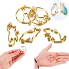 Форма для подвесок, 5 шт.лот, позолоченная, с металлической рамкой, для изготовления ювелирных изделий