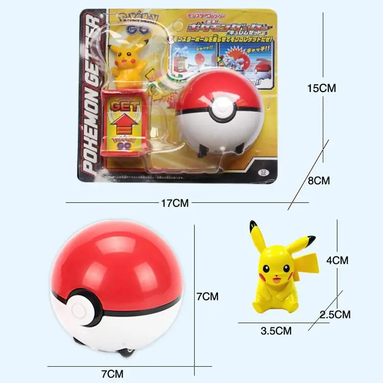 

Pokemon Poke Ball Set Pokemon Getter Run And Get Pikachu Charizard Charmander Action Figure Toys Model Children Kids Christmas