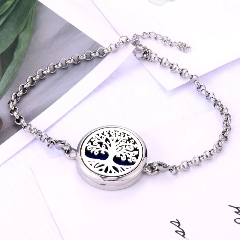 Новый высококачественный браслет-медальон для парфюма с распылителем эфирного