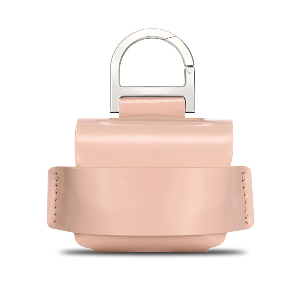 Case for Apple AirPods Pro 3 Bluetooth Earphone Genuine Leather Bag Soft Protective Charging Cover with D-shaped Buckle | Электроника