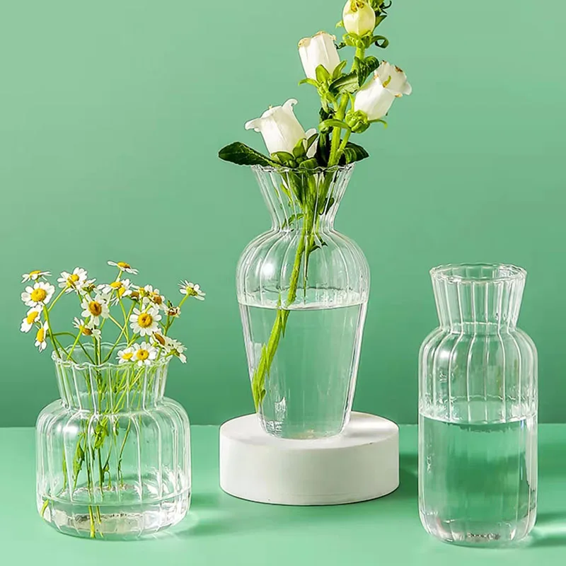 

Day Type Glass Transparent Floret Vase Places A Sitting Room To Arrange Flower Water To Raise Mini Table Top Decoración Hogar