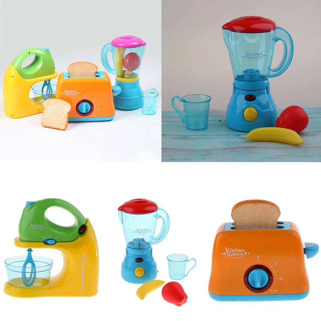 

Simulation Plastic Home Appliance Kids Pretend Role Play Toys Gift Blender