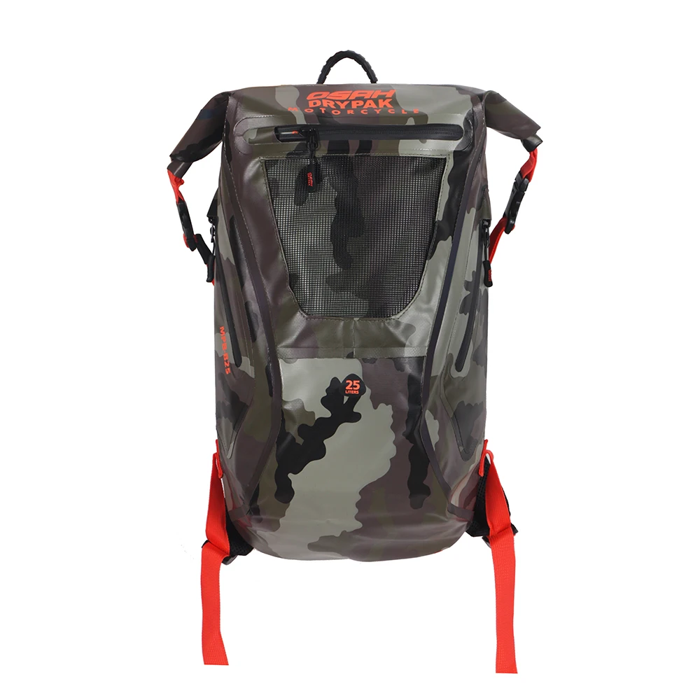 Green camouflage 25л нарунаружная водонепроницаемая сумка мотоциклетная рыцарская сумка рюкзак сухой мешок сумка для хранения Рафтинг Спорт Каякинг каноэ дорожная сумка - Цвет: Green camouflage