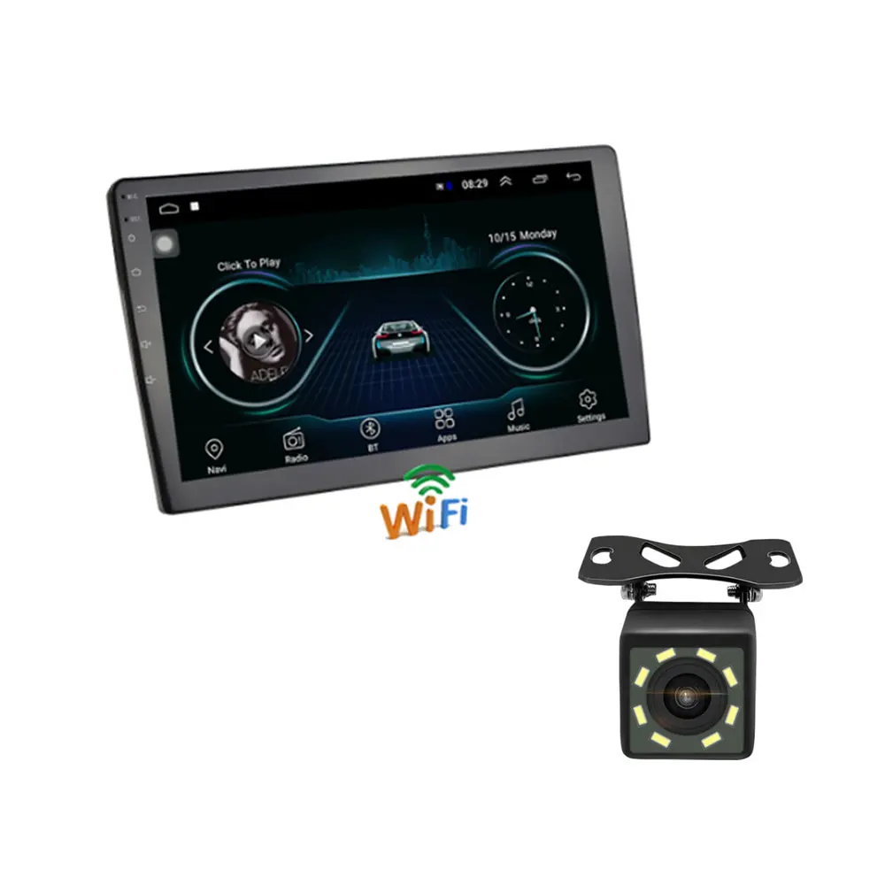 Автомобильный мультимедийный плеер 10 1 дюйма 2 din Android стерео радио Bluetooth Wi-Fi аудио