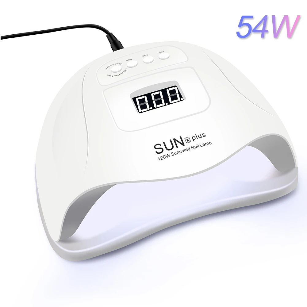 72w SUNX Plus SunX 54 Вт/48 Вт двойная светодиодная УФ-лампа для ногтей сушилка 36 светодиодный s Сушилка для ногтей для всех гелей 30 s/60 s кнопка все для маникюра лампа для ногтей - Цвет: 72w SUNX Plus