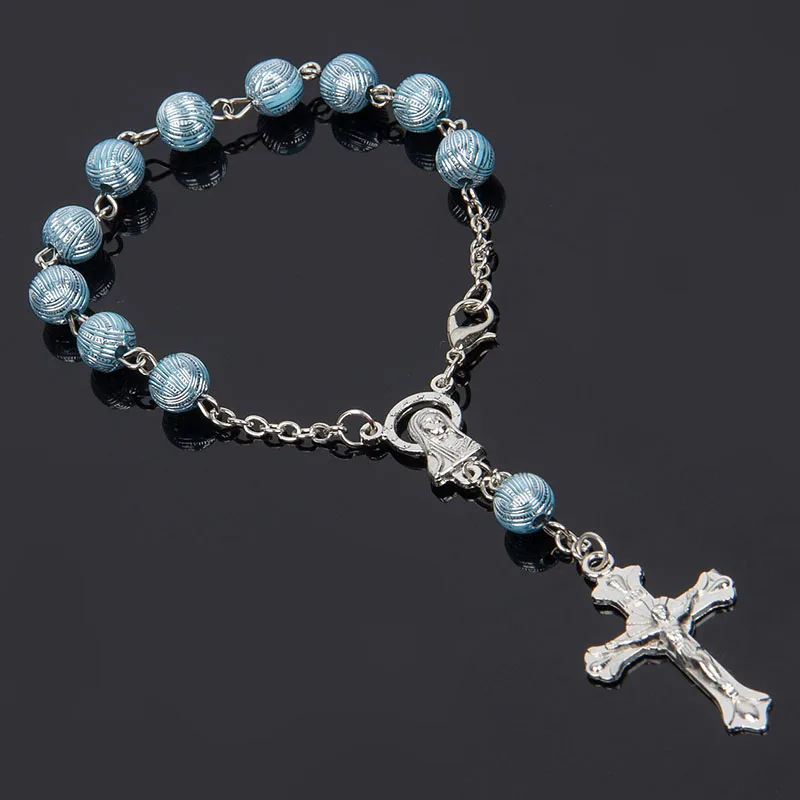 

Car Cross Hand Rosary Hot Stamping Cross Bracelet Suitable for Ceremony Anniversary Celebration Welfare