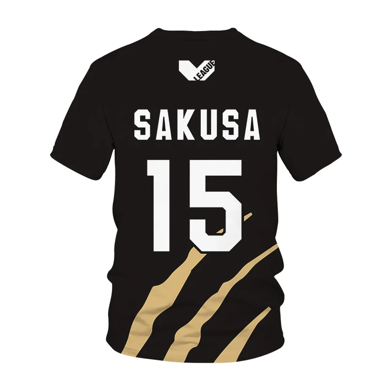 

2021 Anime Haikyuu 3D Print T-shirt MSBY Black Jackal Sport Casual Men Women Streetwear Fashion Popular Tops Harajuku Clothing