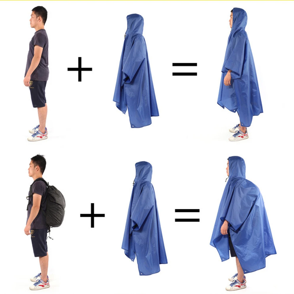 Непромокаемый дождевик для мужчин и женщин утепленный толстовка с капюшоном