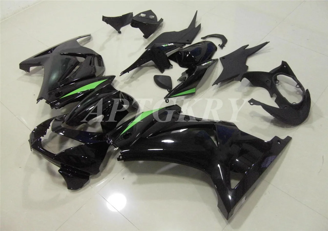 

New ABS Plastic Shell Motorcycle Fairing kit Fit For Kawasaki Ninja EX250 2008 2009 2010 2011 2012 Custom Black Cool
