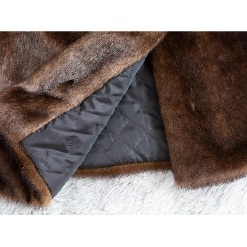 Новинка 2020 осенне-зимнее искусственное меховое пальто женская куртка из