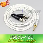 Кабель для наушников LN006569 2,5 мм 4,4 мм XLR 8 Core с посеребренным покрытием OCC для осветительных приборов