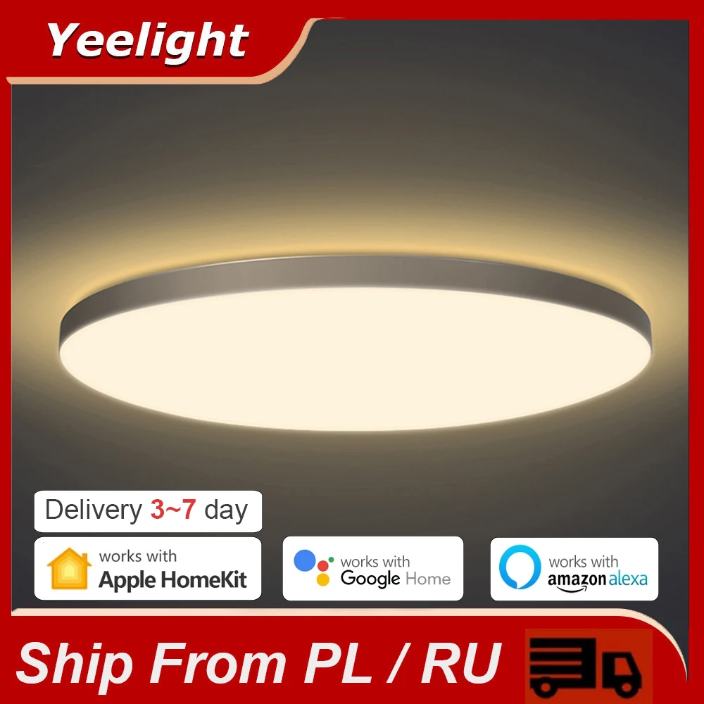 

YEELIGHT GUANGCAN YLXD50YL Smart LED Ceiling Lights 50W Colorful Ambient Light APP Control Supports Homekit Mijia 220V 3000lm