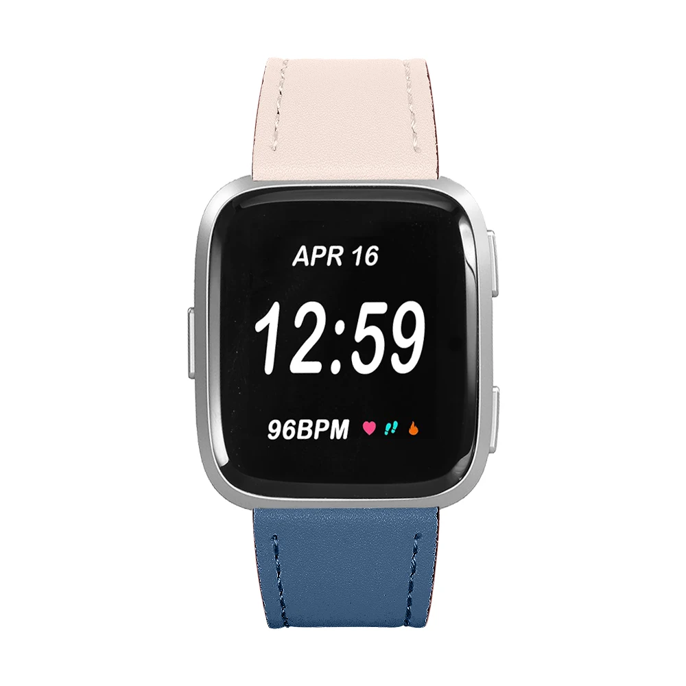 OULUCCI кожаный ремешок для наручных часов для Fitbit Versa Ремешок Браслет ремень для Fitbit Versa Браслет Смарт часы